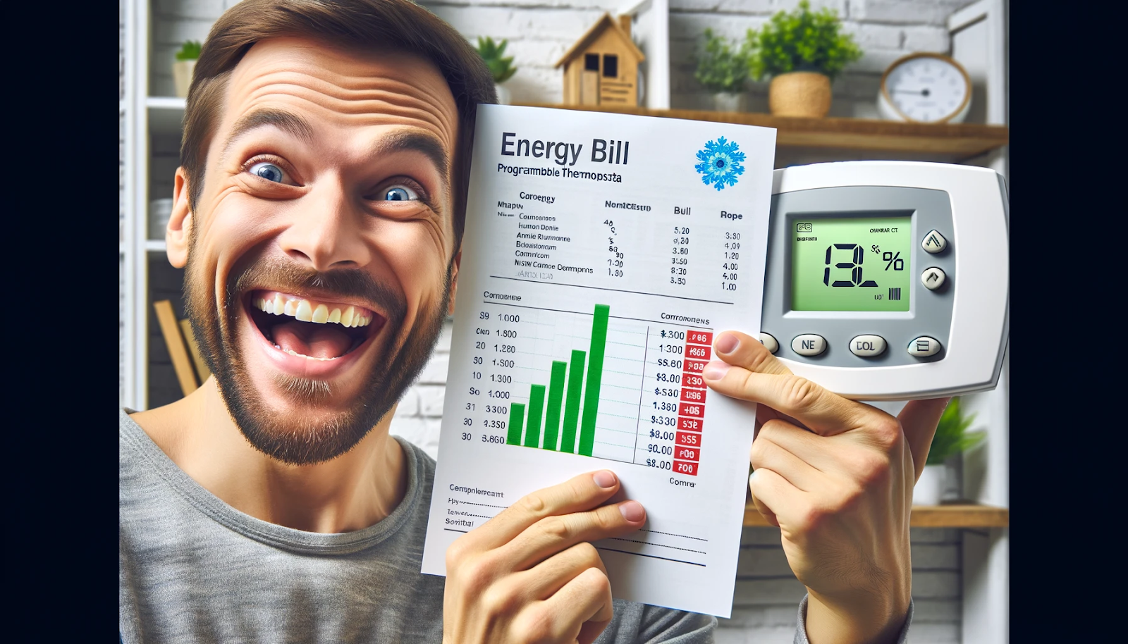 energy savings from a programmable thermostat