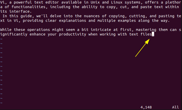 How to Copy, Cut, and Paste in Vim / Vi?