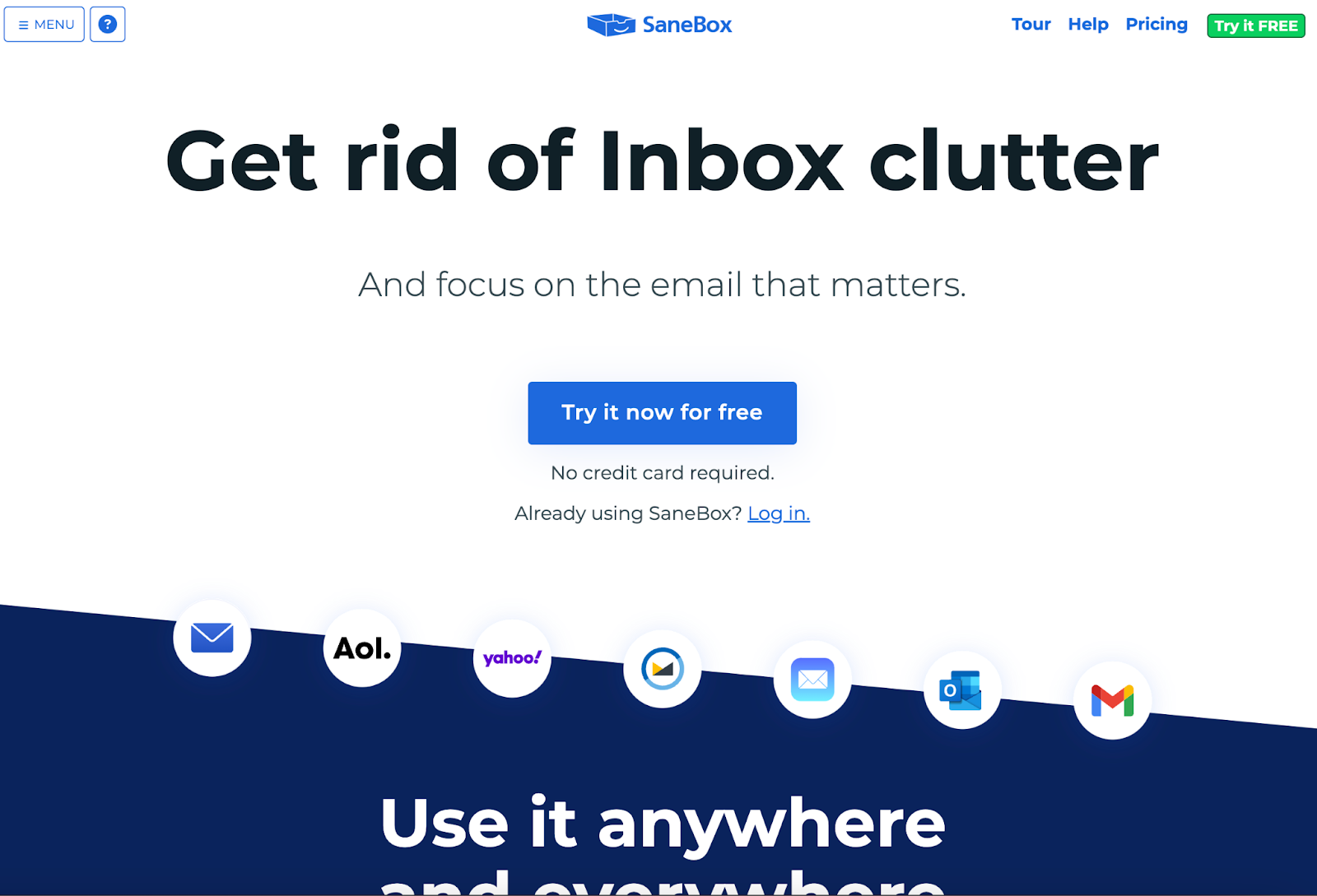 sane box ai email assistant