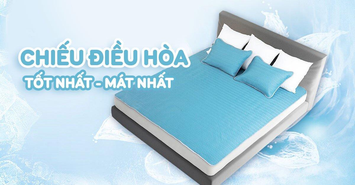 Dùng chiếu điều hòa trong phòng ngủ giúp giấc ngủ ngon, dịu mát 