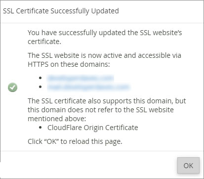 بخش Origin Server جهت تهیه SSL رایگان کلودفلر