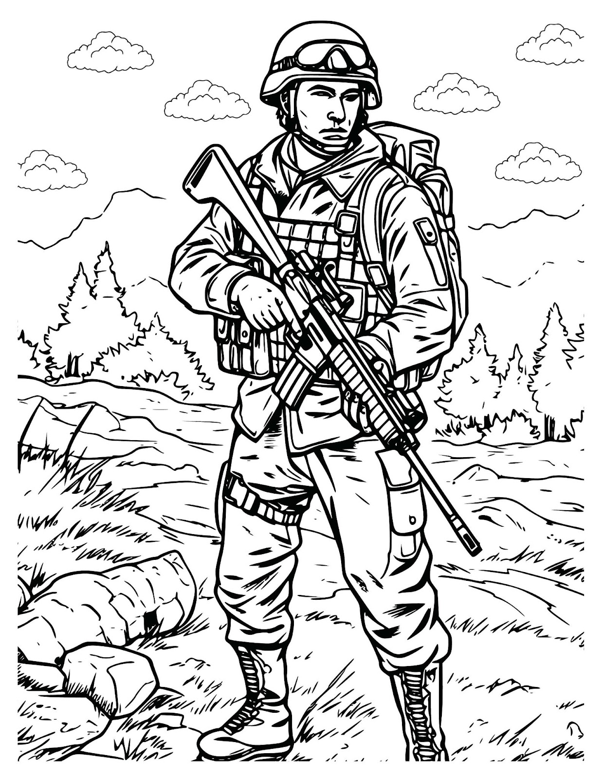 patriotic 40s coloring pages