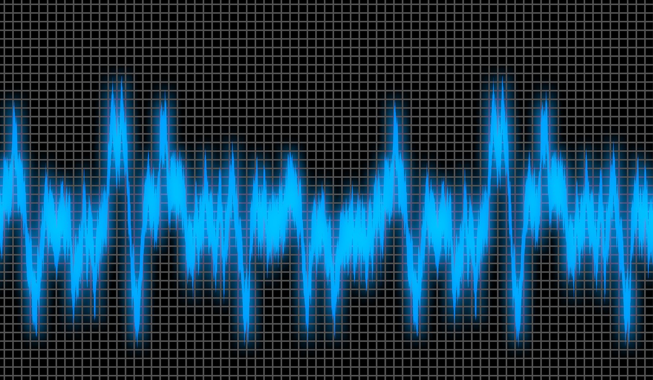 Free sound wave noise frequency illustration