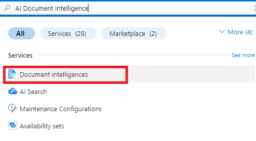 Azure Document Intelligence