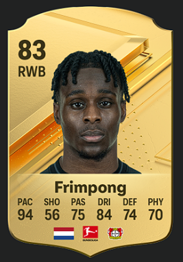 Jeremie Frimpong’s EA FC 24 base card