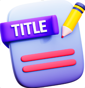 Illustration of a title icon