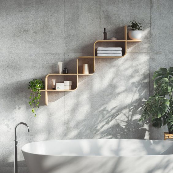 Bathroom Floating Shelves