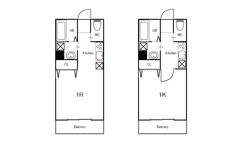 A floor plan of a house