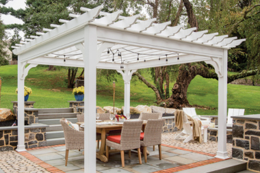 top pergolas for your michigan outdoor living space vinyl design dining area custom built michigan