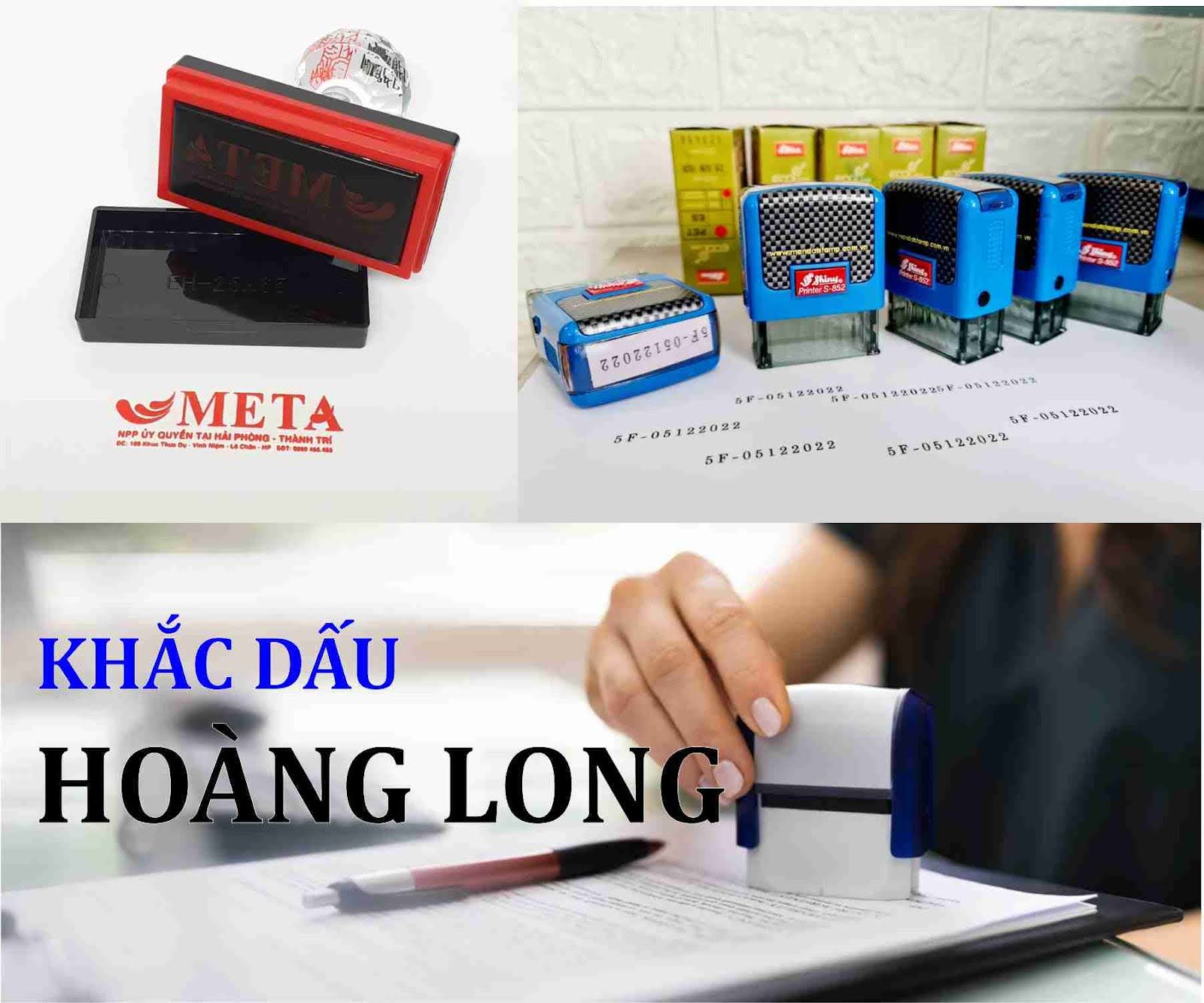 Khắc dấu Hoàng Long là cơ sở khắc con dấu đã thu tiền chất lượng, uy tín