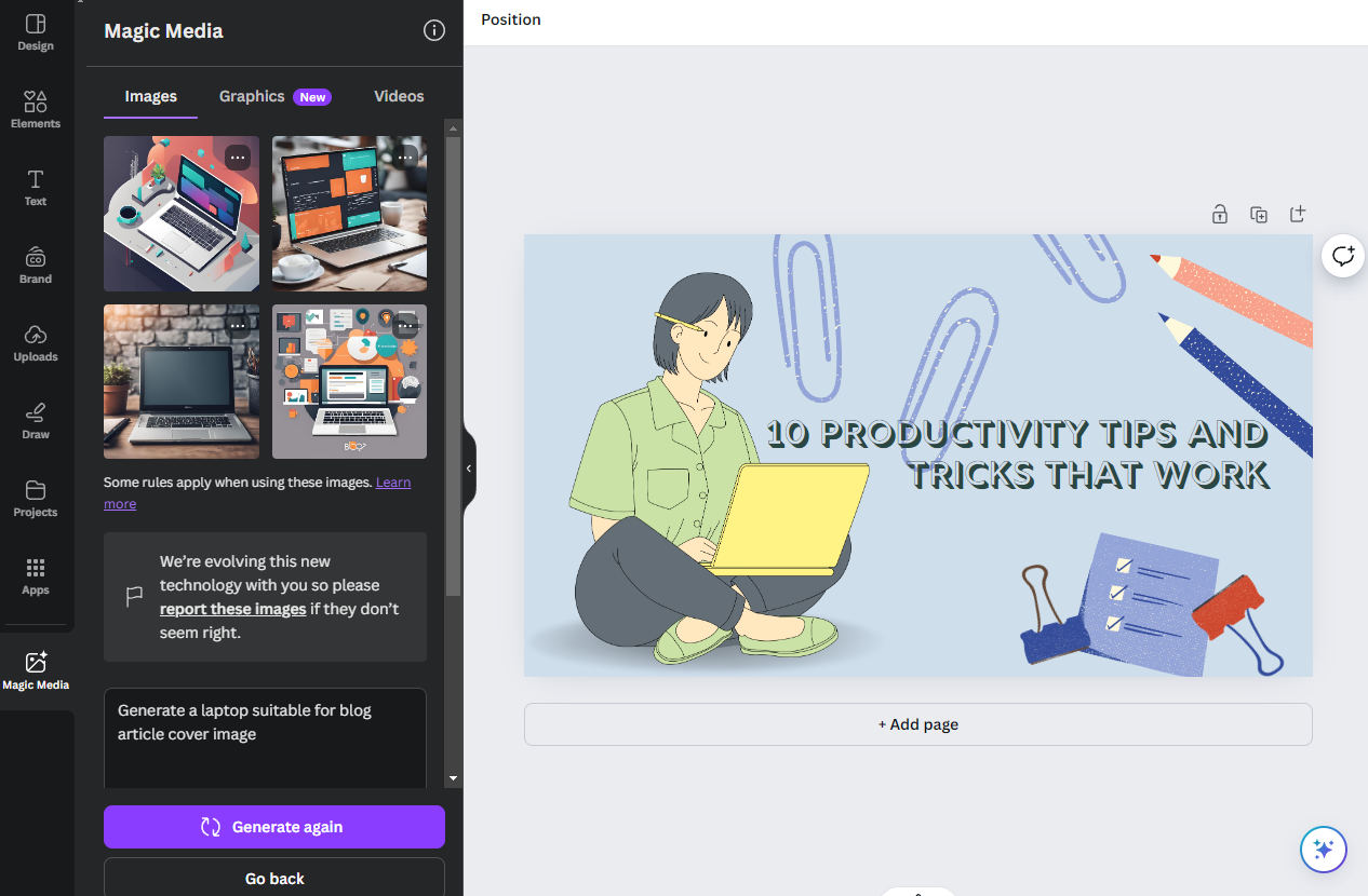 AI marketing tools for photo and video editing - Canva