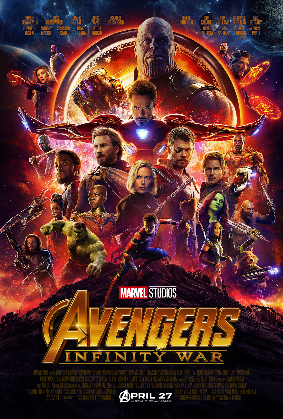 Avengers: Infinity War- fantasy adventure movies hollywood