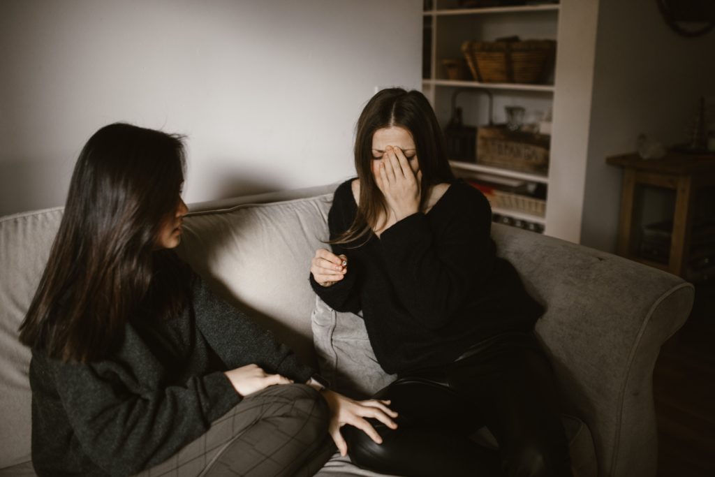 A Woman Comforting her Friend with Low Self-Esteem