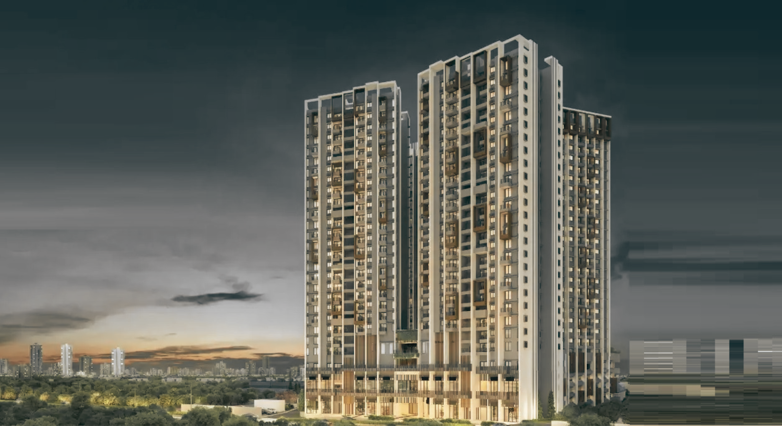 Mahindra IRIS recently launched 3 towers and proposed 8 more luxurious towers.