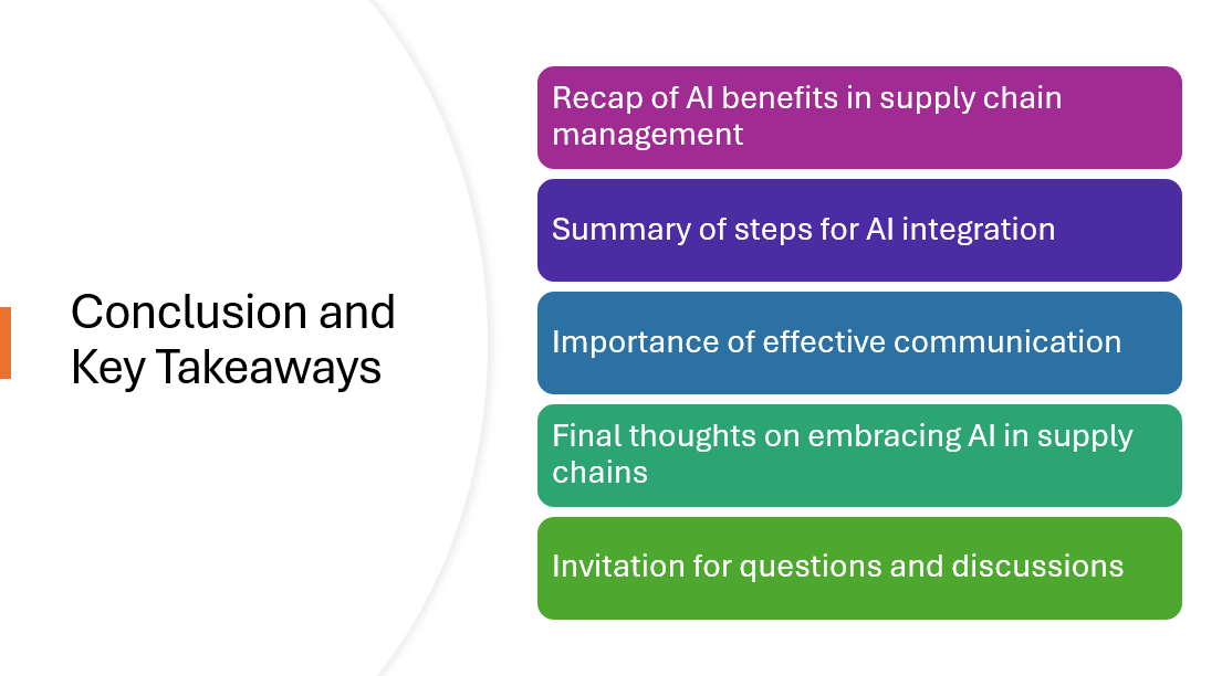 SCMG 501 Week 4 Elevator Pitch: Artificial Intelligence in Supply Chain Management