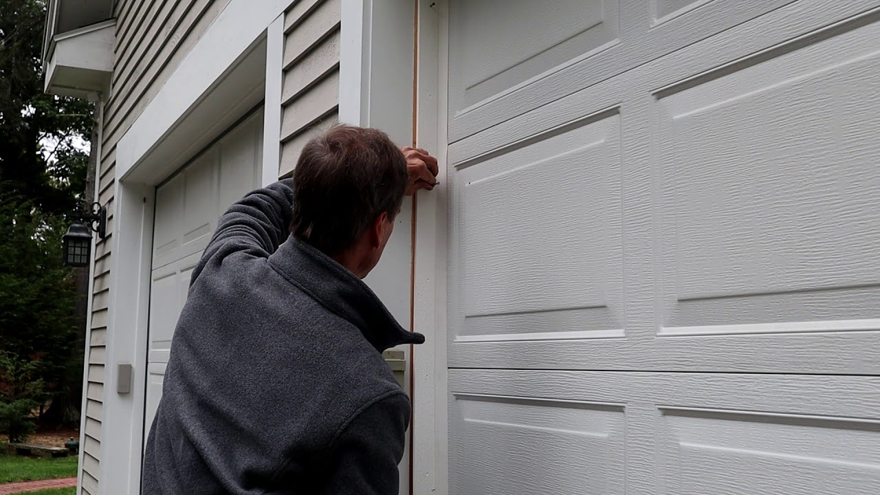 How to Install Garage Door Weather Stripping