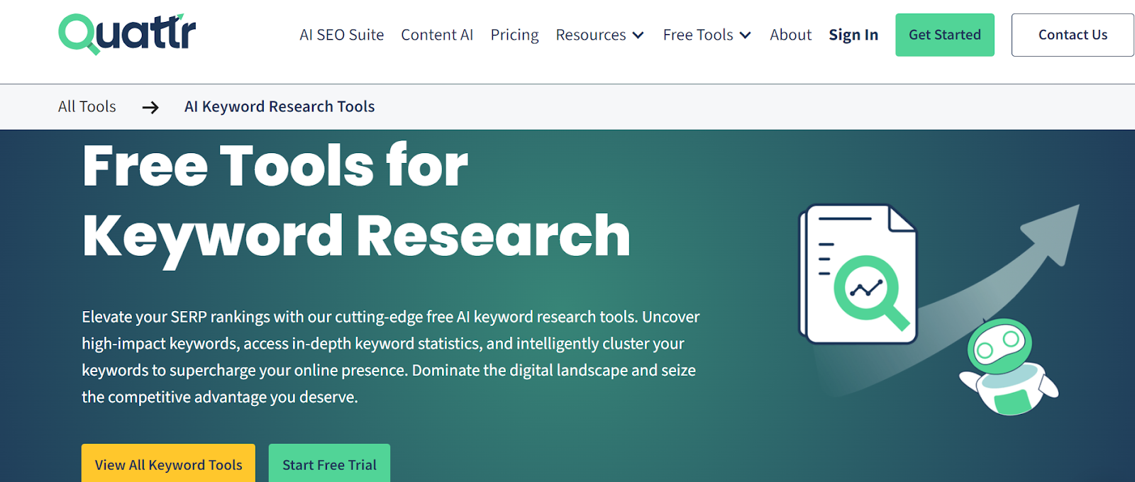 Quattr AI Keyword Tools