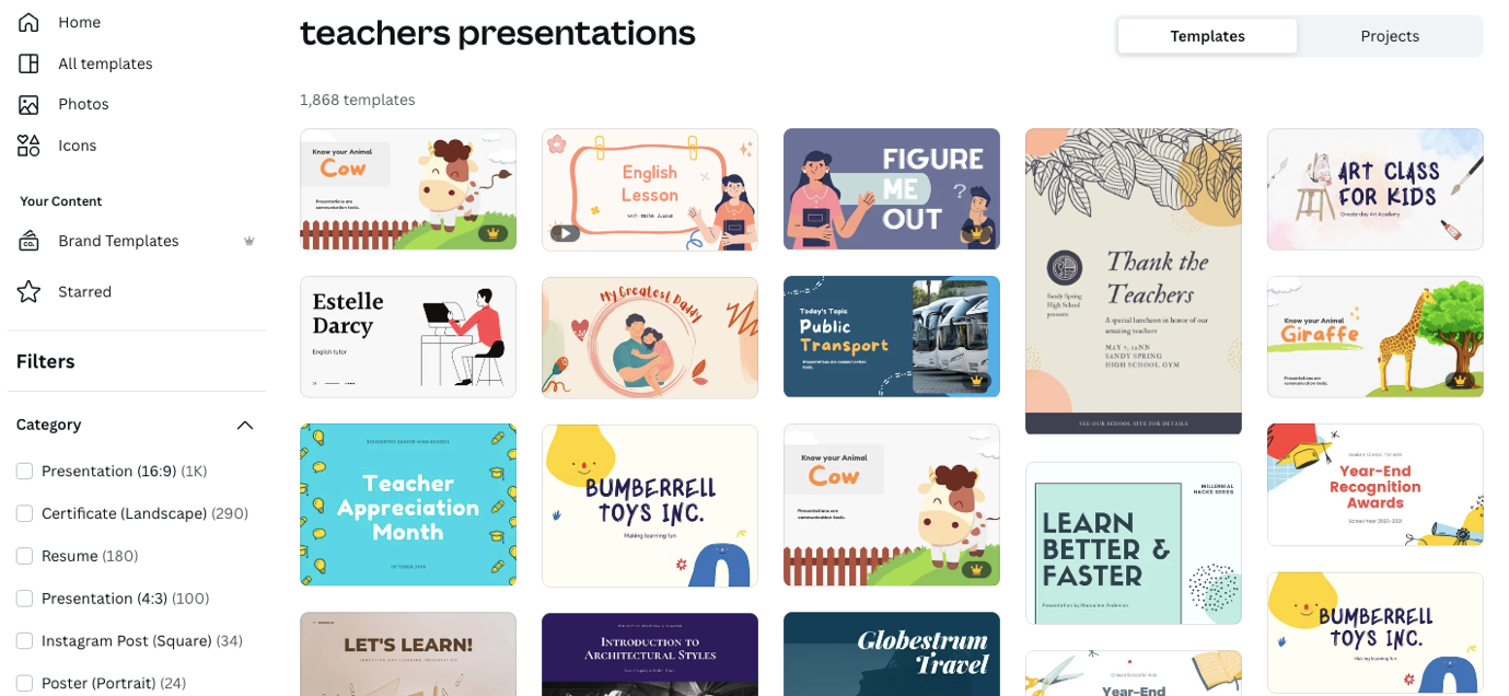 Teach Online with Canva