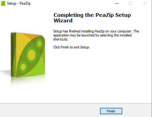 PeaZip complete installation