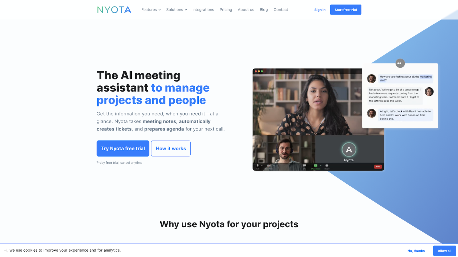 Nyota Homepage