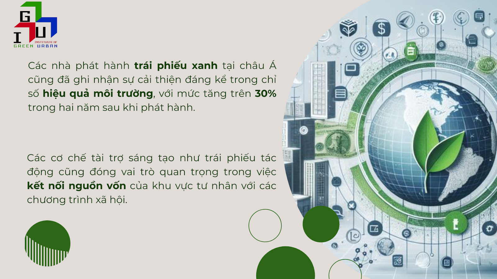 Trái phiếu xanh nhằm tăng hiệu quả môi trường (Ảnh minh họa)