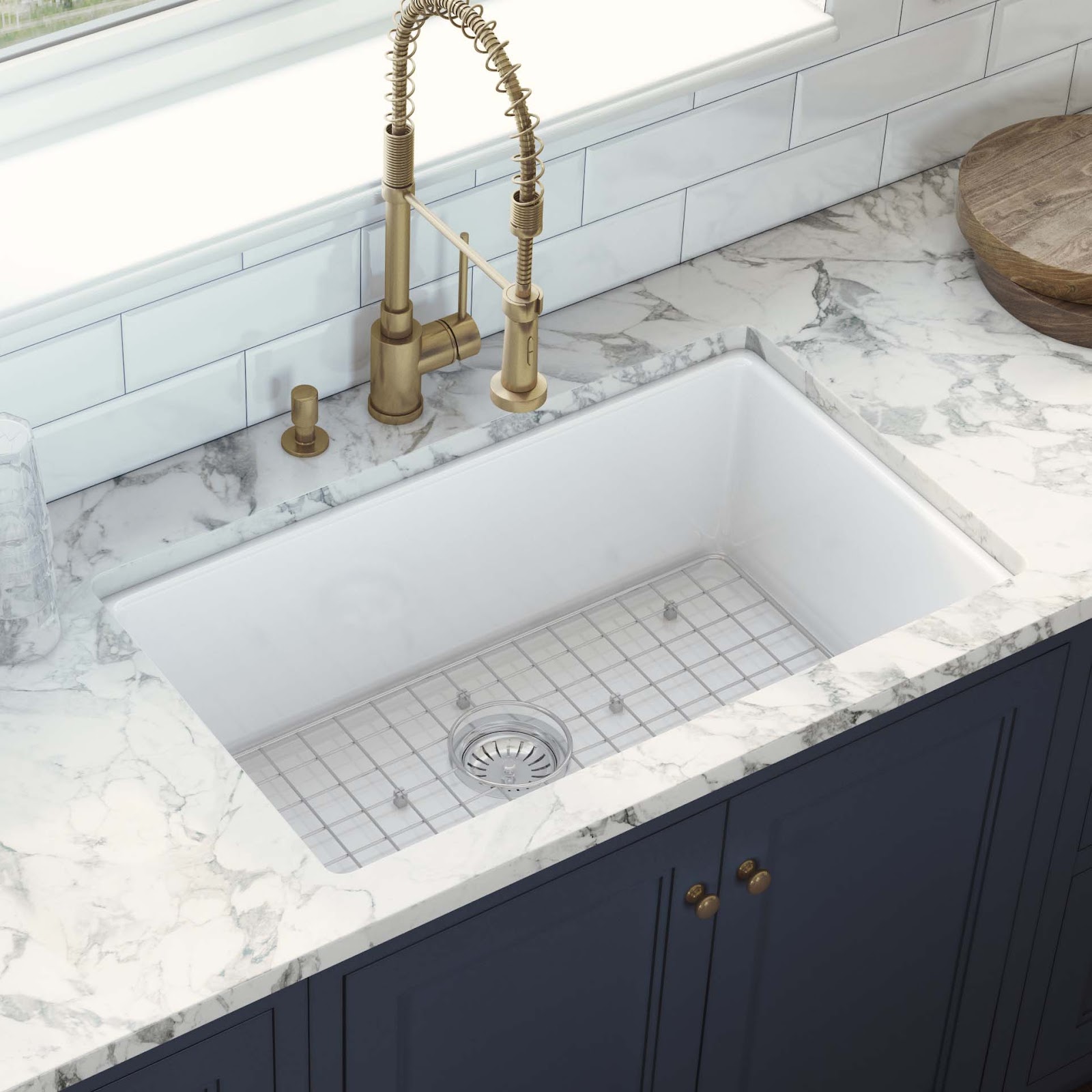 White Fireclay Sink Undermount: Elevate Your Kitchen Style!