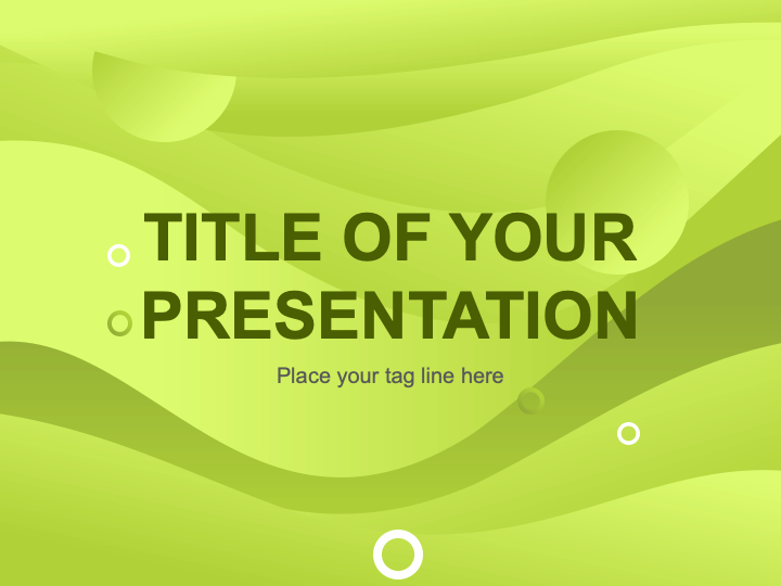 draw the background of presentation package