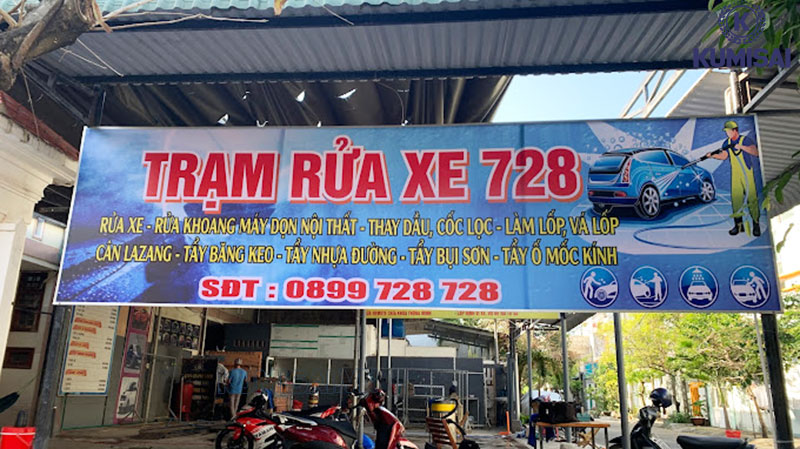 Trạm Rửa Xe 728 chuyên nghiệp, uy tín tại Phú Yên