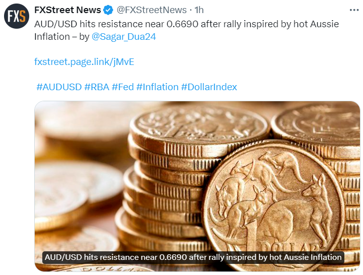 AUD/USD news today