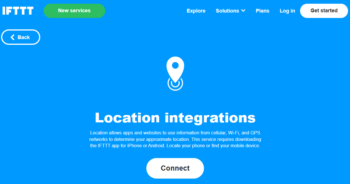 IFTTT's Location-based Triggers