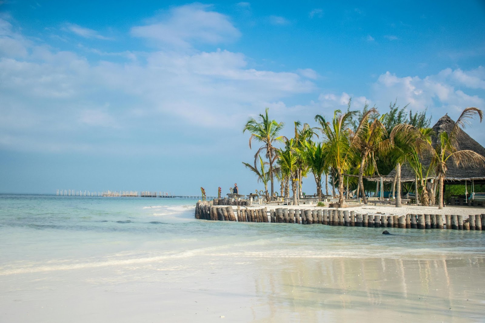 beachside resort in tropical vacation.