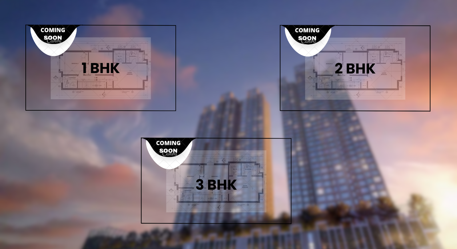 Apartments variants offered at Godrej Park World Hinjewadi Phase 1 The Gale project.