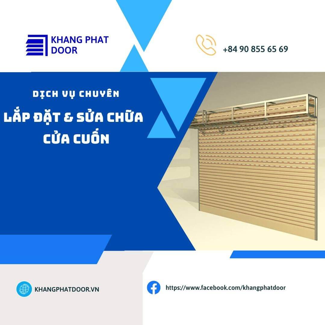 quy trinh sua cua cuon tai cua cuon khang phat door