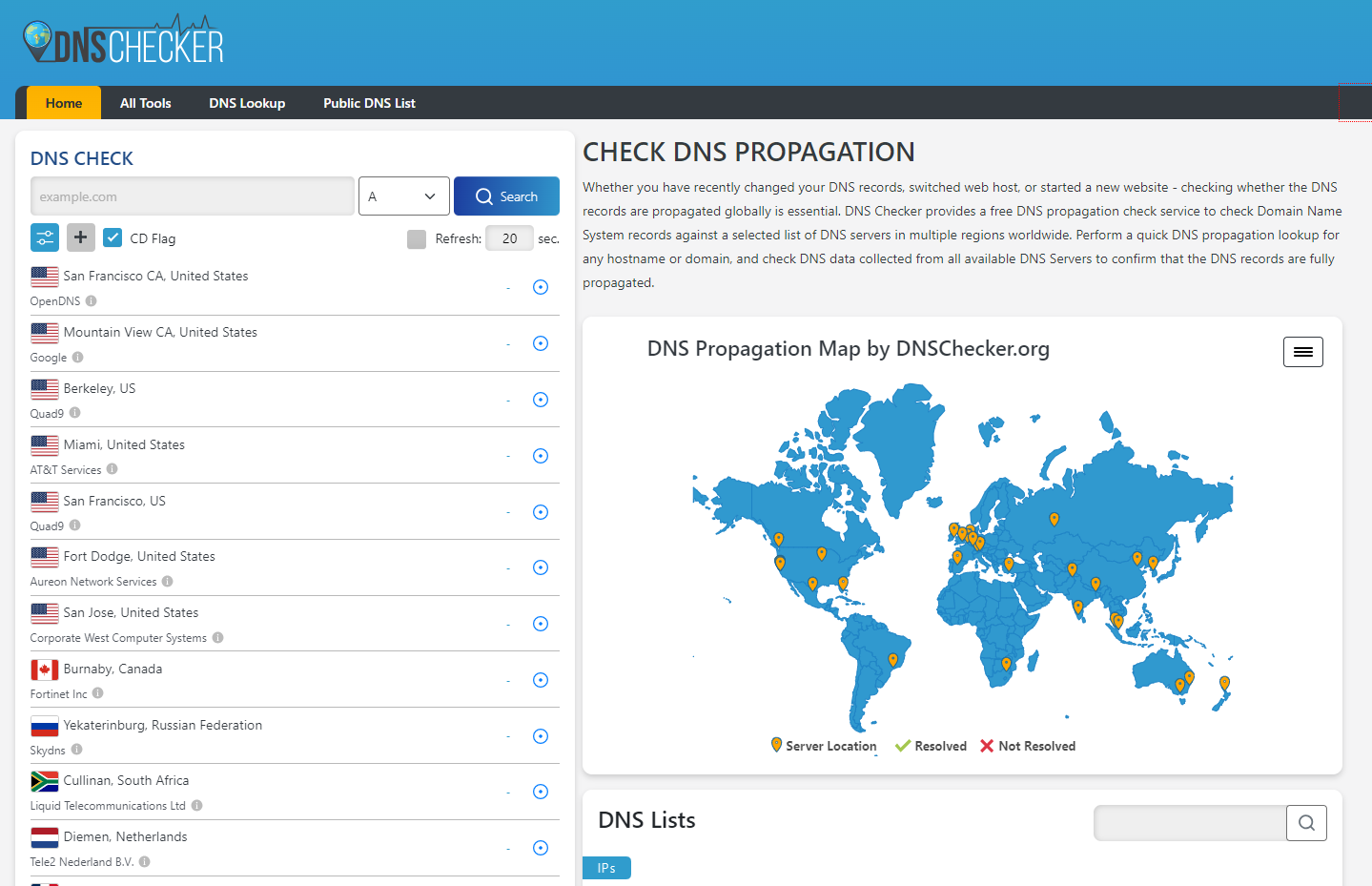 Top 5 DNS Propagation Checker Tools - MamboServer
