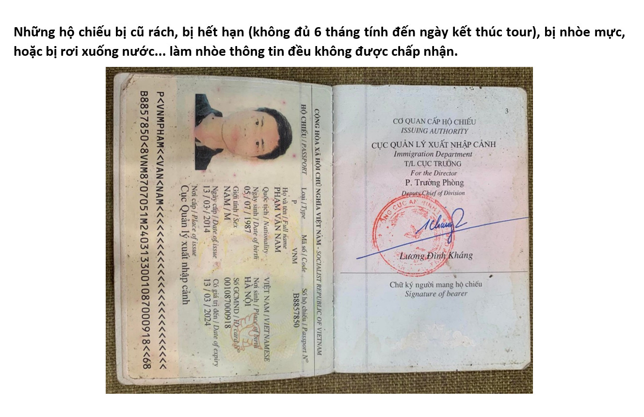 A passport with a stamp and a picture of a person

Description automatically generated