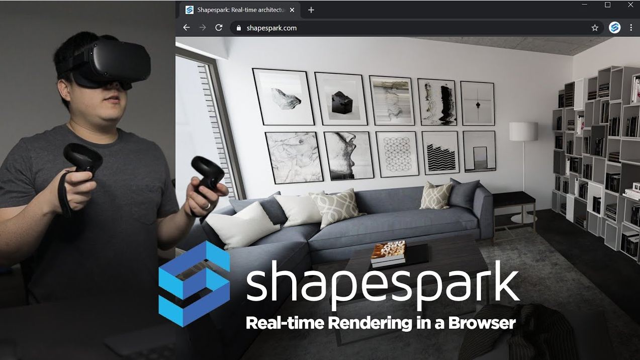 اپلیکیشن Shapespark برای واقعیت مجازی معماری