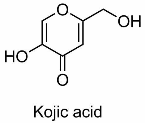 structure of kojic acid, chemical structure of kojic acid