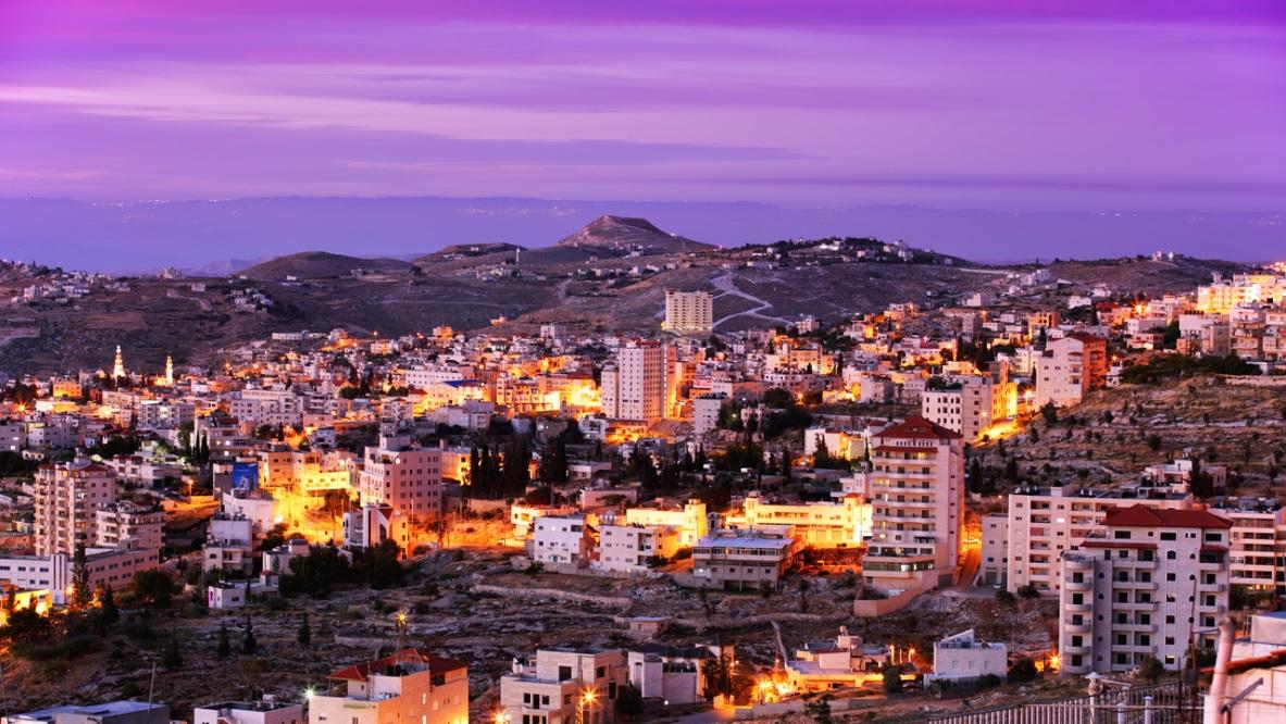 Palestine City At Night