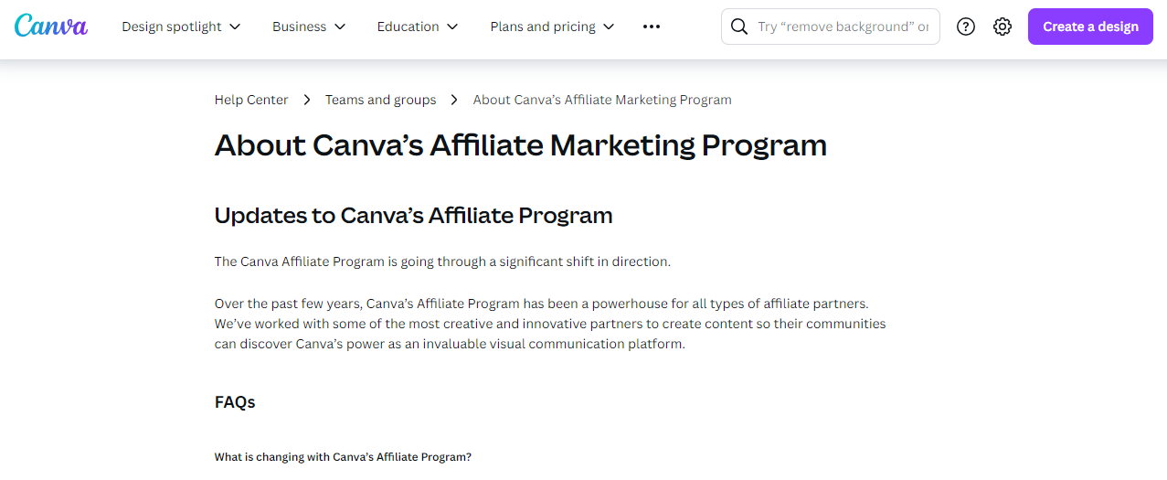 canva affiliate marketing program