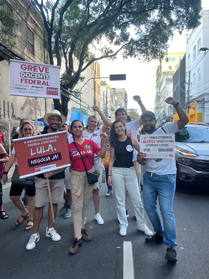 Boletim de Greve No 10 - 06/06/2024 - NEGOCIA, GOVERNO! Sobre as mobilizações exigindo que o governo negocie com o Comando Nacional de Greve Docente do Andes-SN!