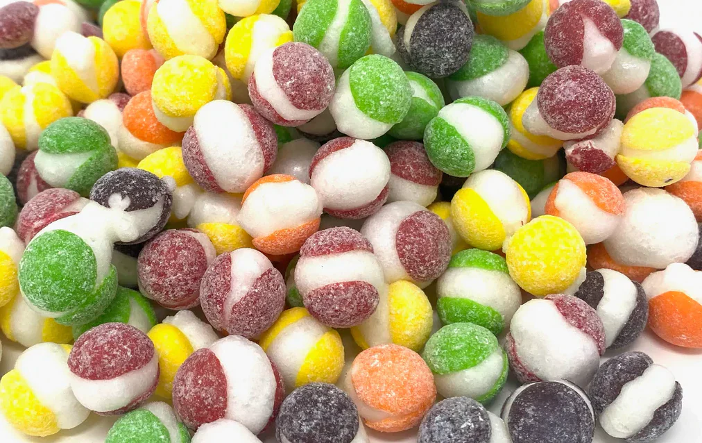 freeze dried Skittles