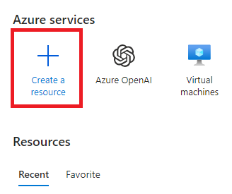 Create a Resource Azure