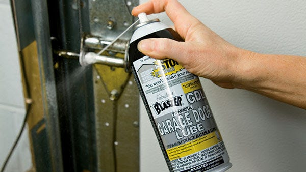 how to grease a garage door