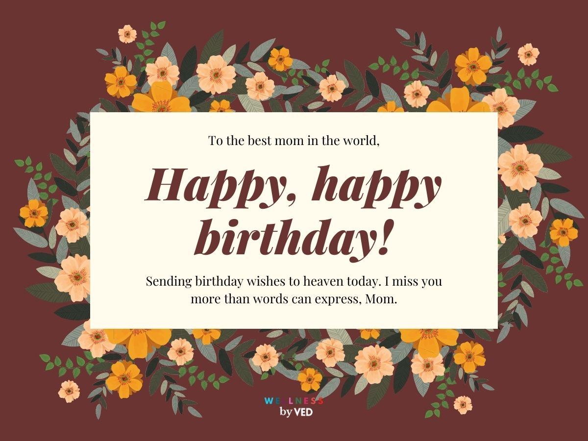 happy birthday mom in heaven 