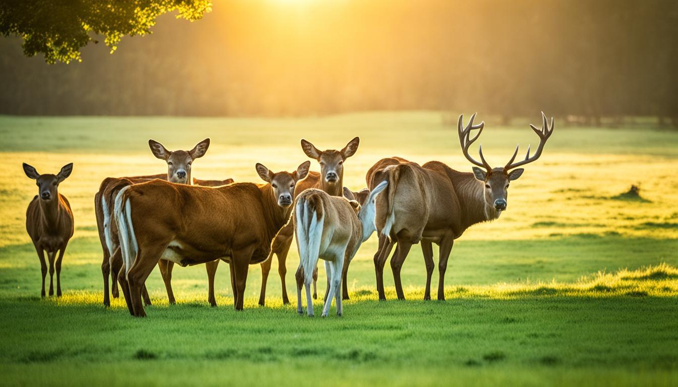 deer-cattle interactions