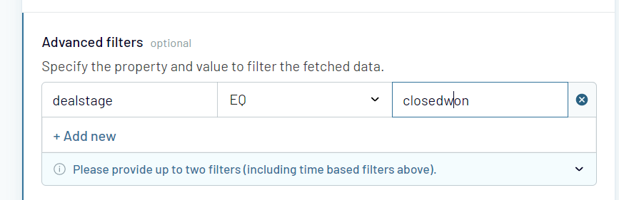 filtro avanzado de fuentes hubspot