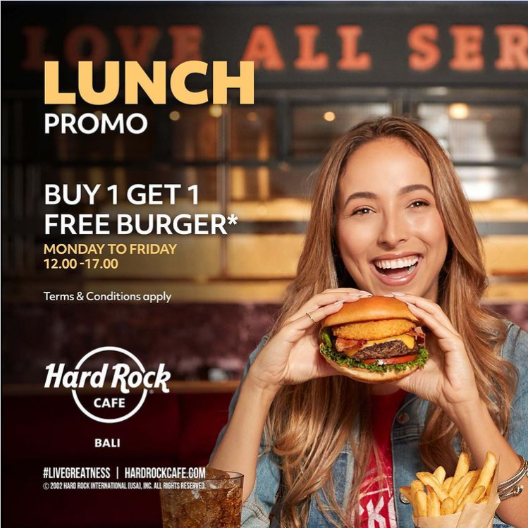 Hard Rock cafe ad design