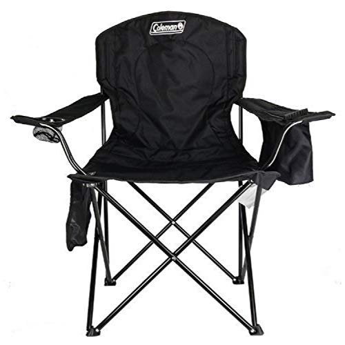 Coleman Camp Chair with 4-Can Cooler | Folding Beach Chair ...