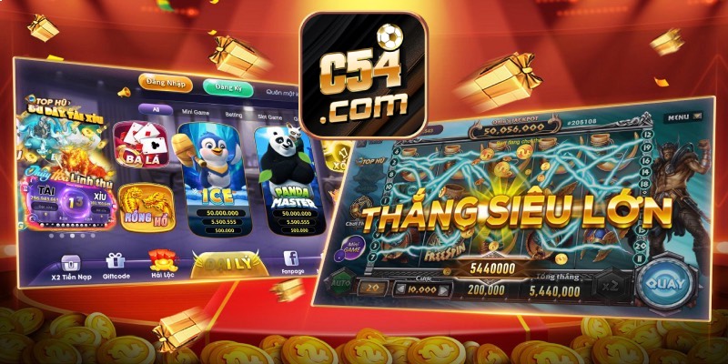 C54 có hơn hàng trăm tựa game nổ hũ đạt chuẩn quốc tế