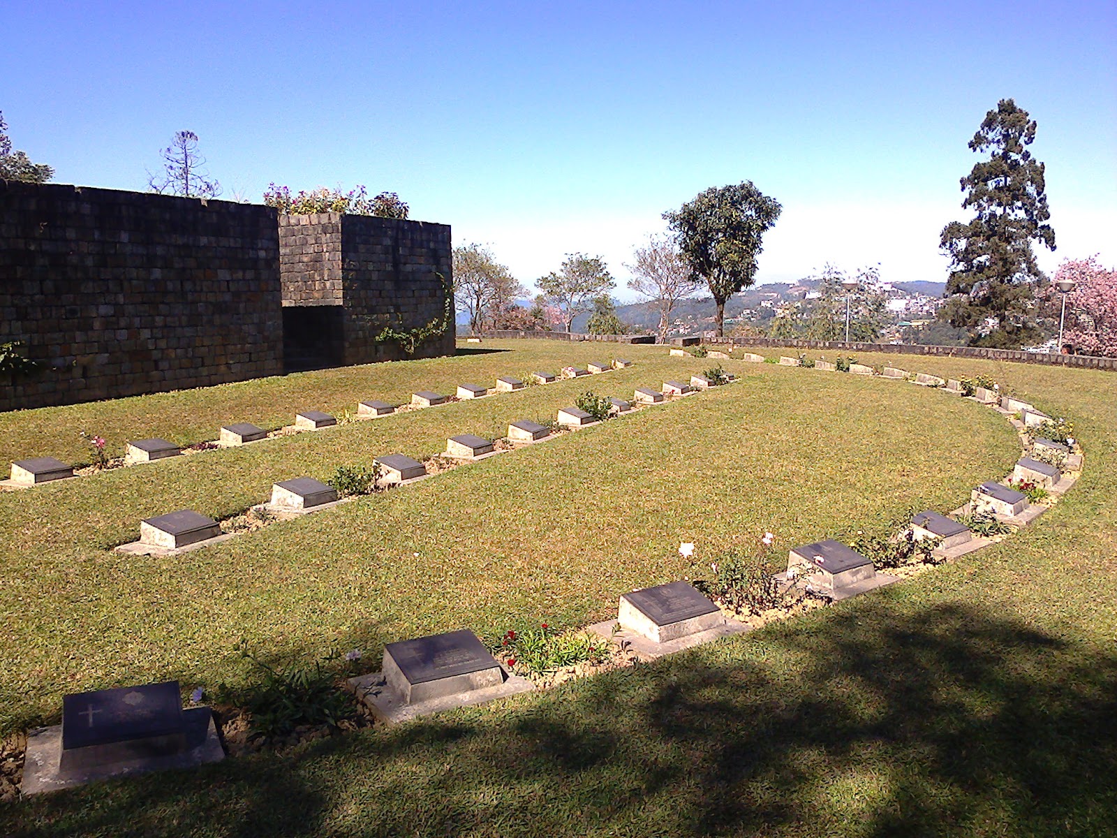 The Kohima War Cemetery is a reminder of the futility of war. 
